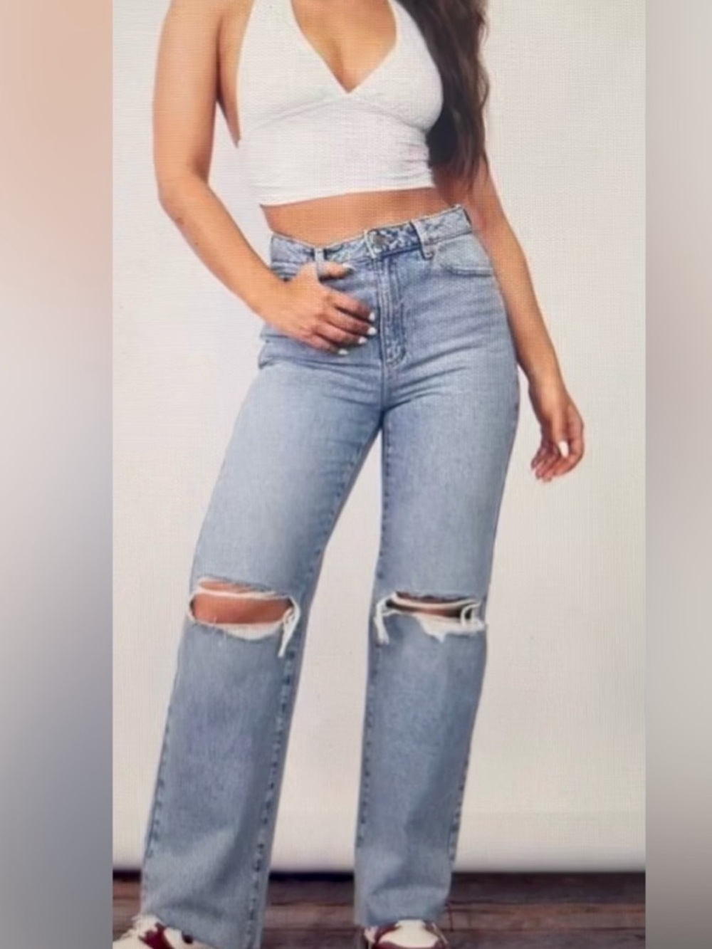 Garage Ripped Wide-Leg Jeans - Picture 3 of 6